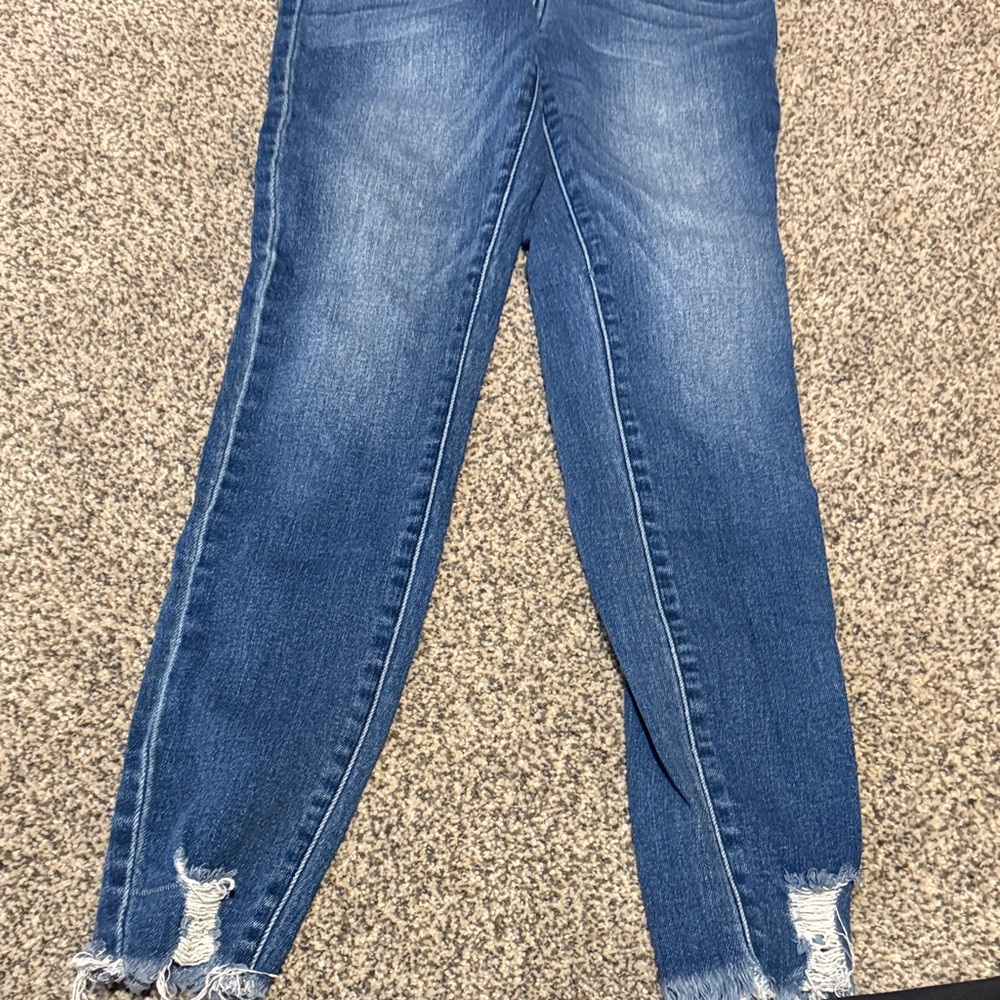 KanCan Distressed Blue Skinny Jeans